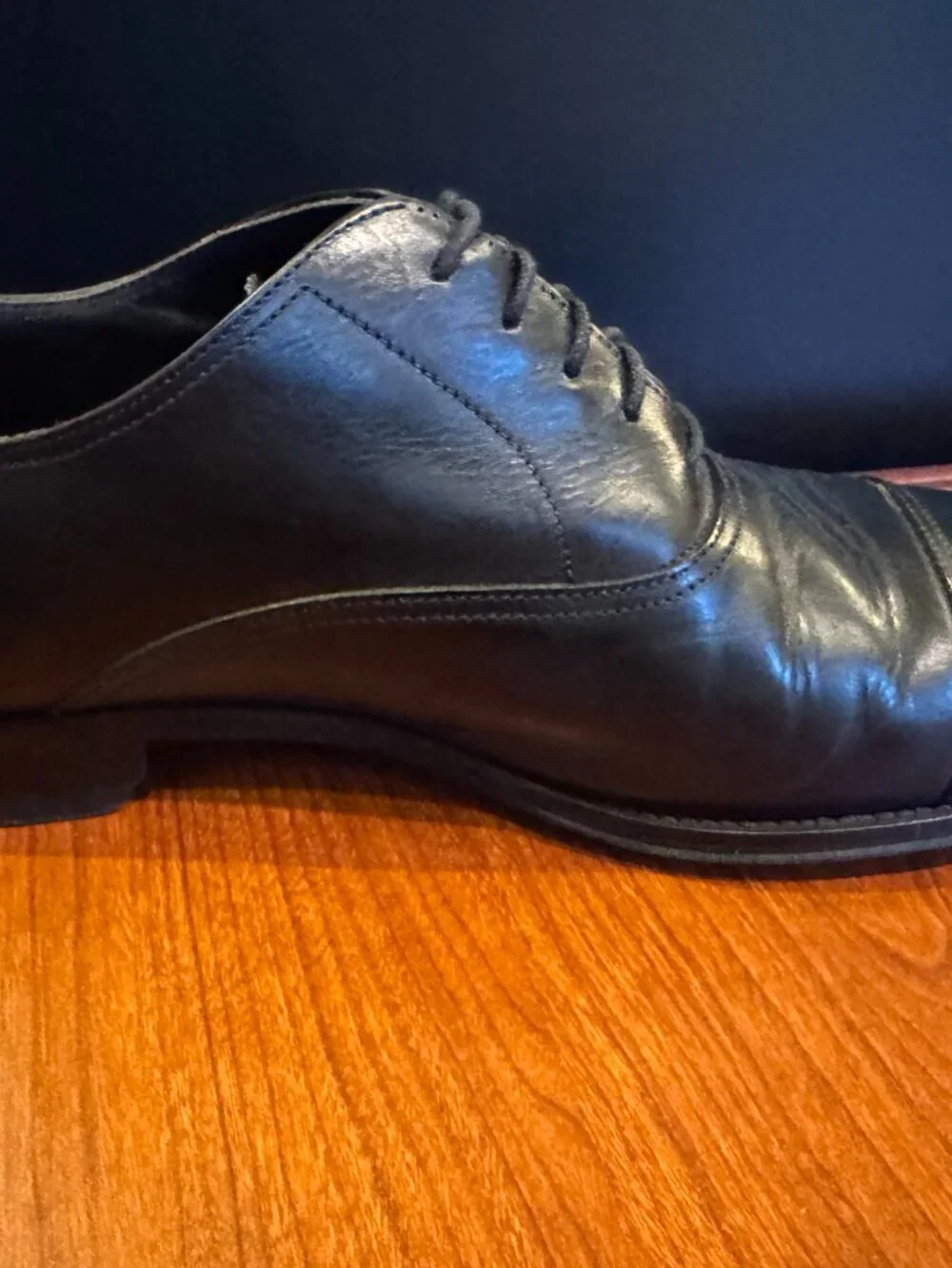 Adam Derrick To Boot New York Aidan Black Calf Cap Toe Oxford US 11 - Picture 2 of 10
